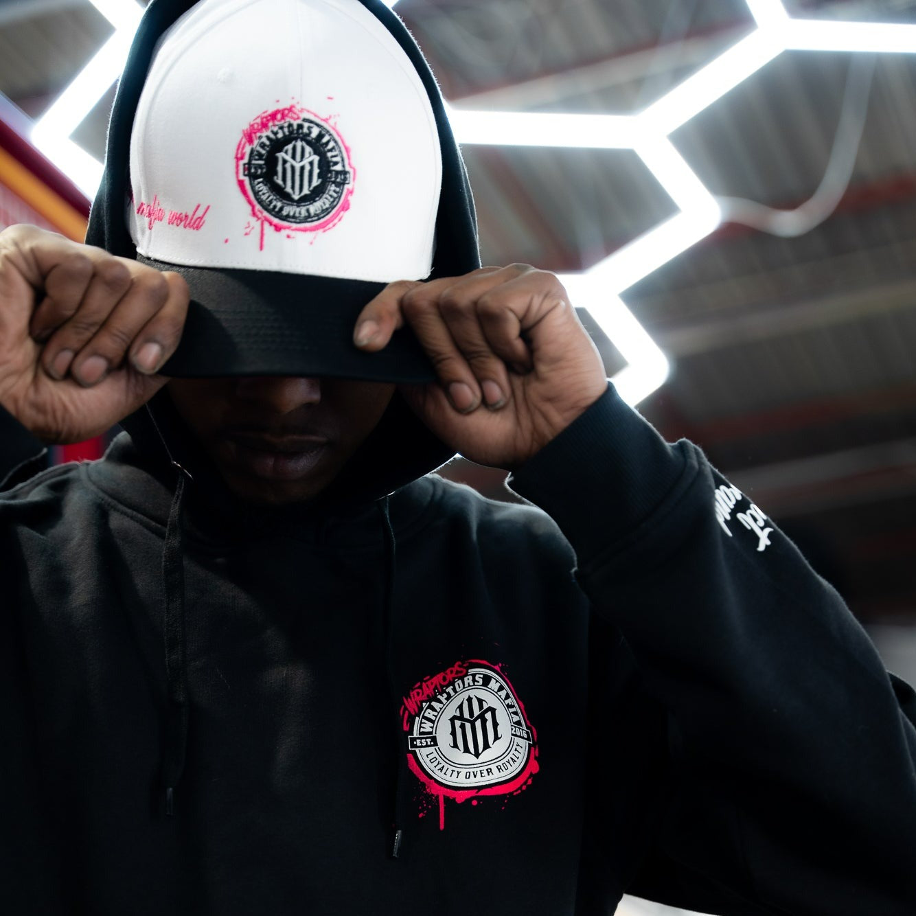 Wraptors X NOLIMIT Pink Crown Hoodie