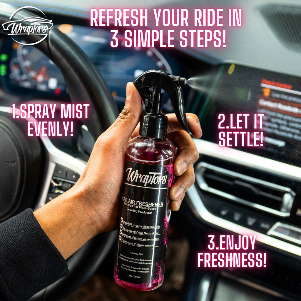 Wraptors Air Freshener – New Car Scent Pomegranate Infused