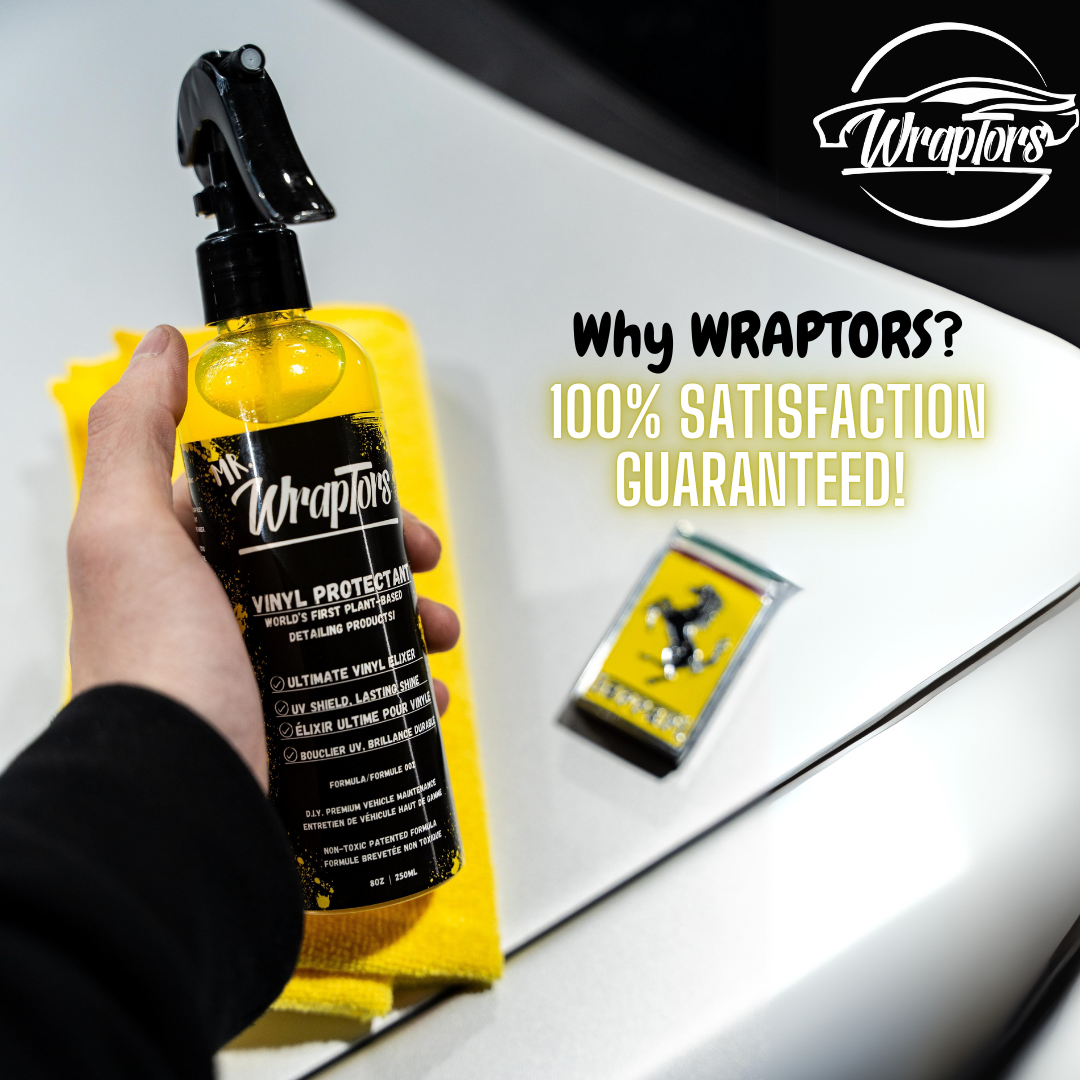 Wraptors Vinyl Protectant | UV Shield & Satin Reviver for Wraps & PPF