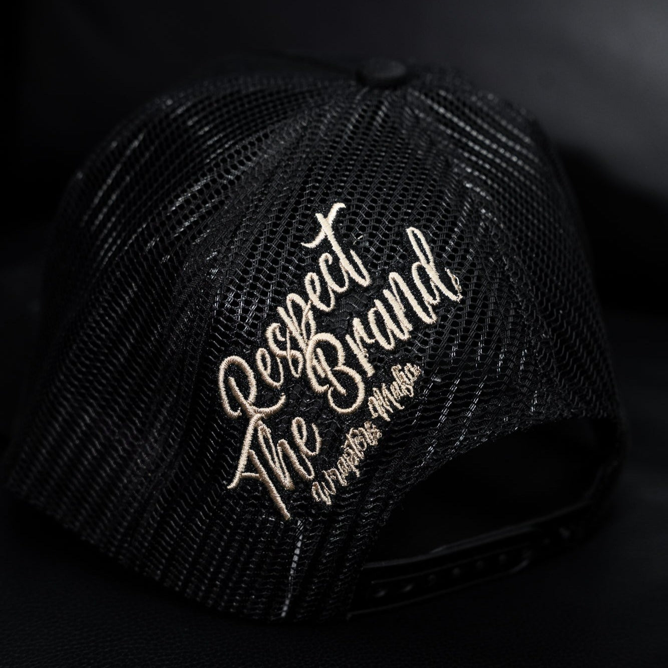 Wraptors Mafia Black & Gold Trucker Hat