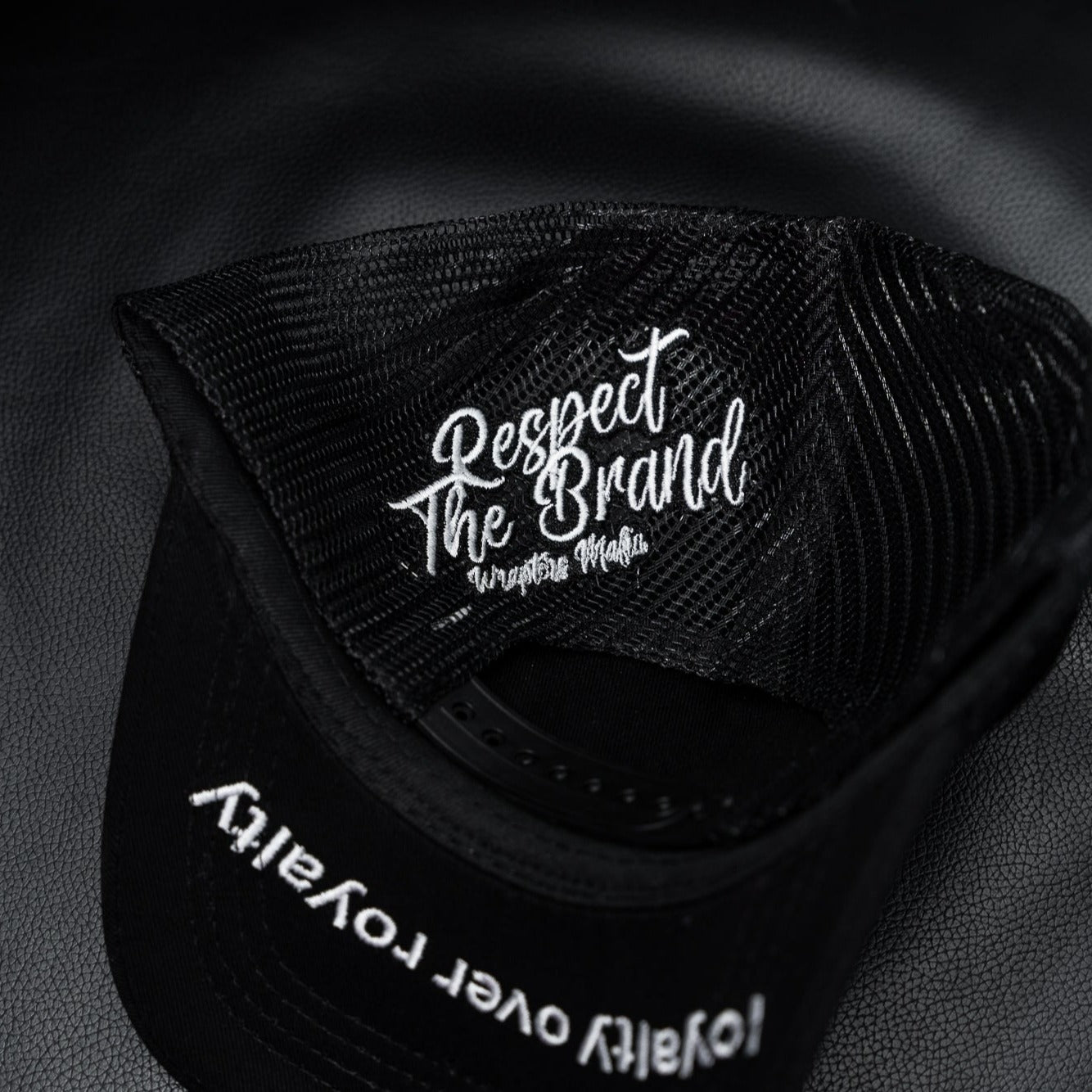 Wraptors Mafia Black & White Trucker Hat