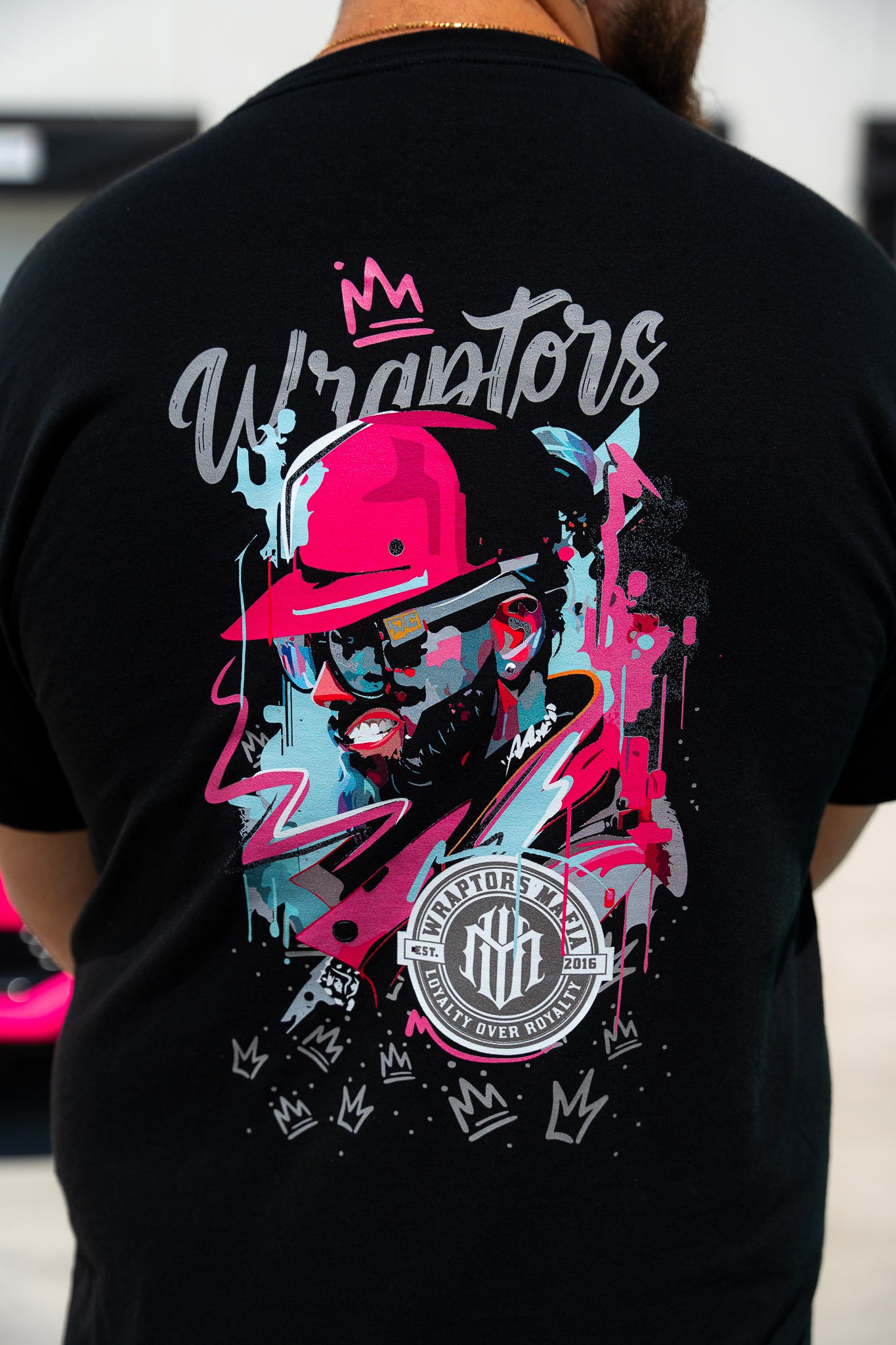 "Wraptors Mafia Members" Tee