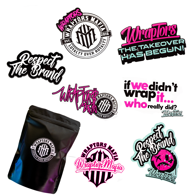 Wraptors Sticker Pack