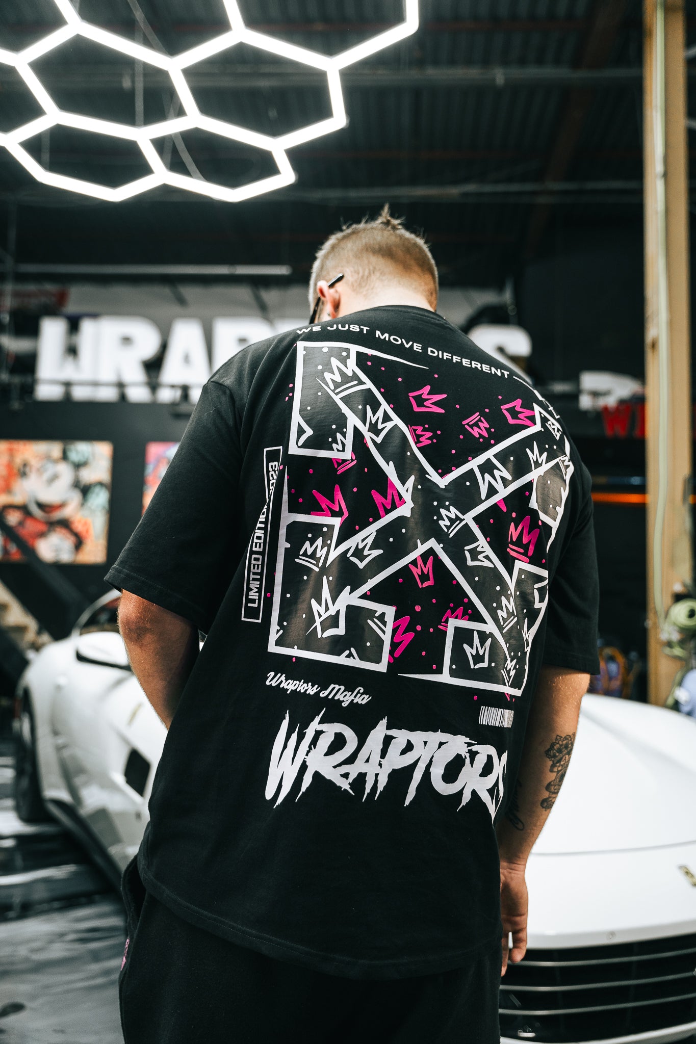 Wraptors Pink Crown Tee