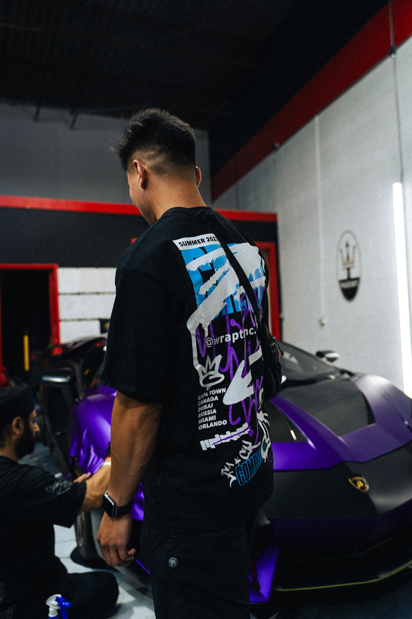 Blue and Purple Tee | Wraptors