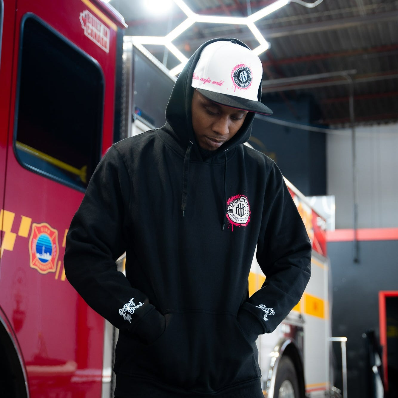 Wraptors X NO LIMIT Pink Crown Hoodie