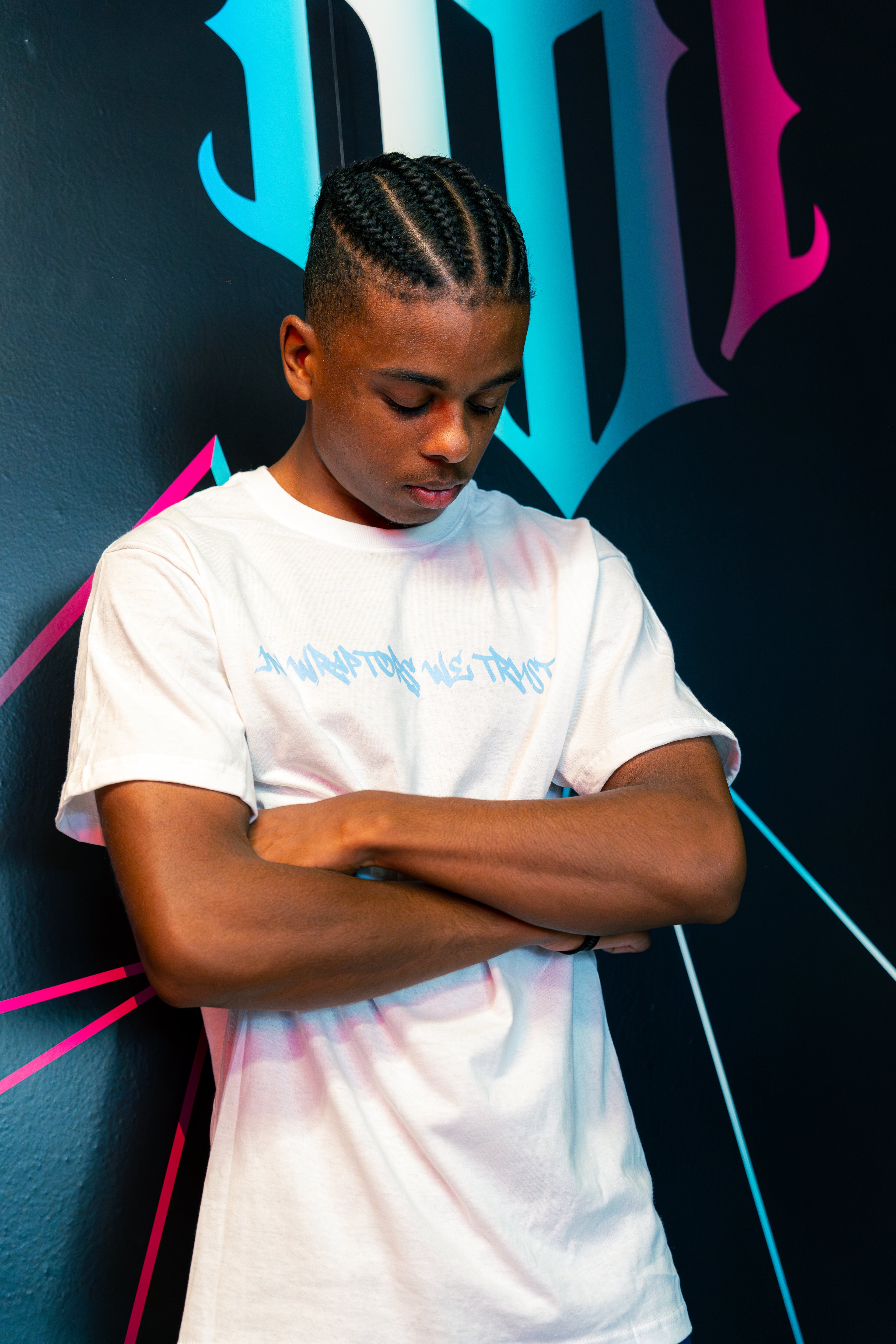 Wraptors Donald The Duck White Tee