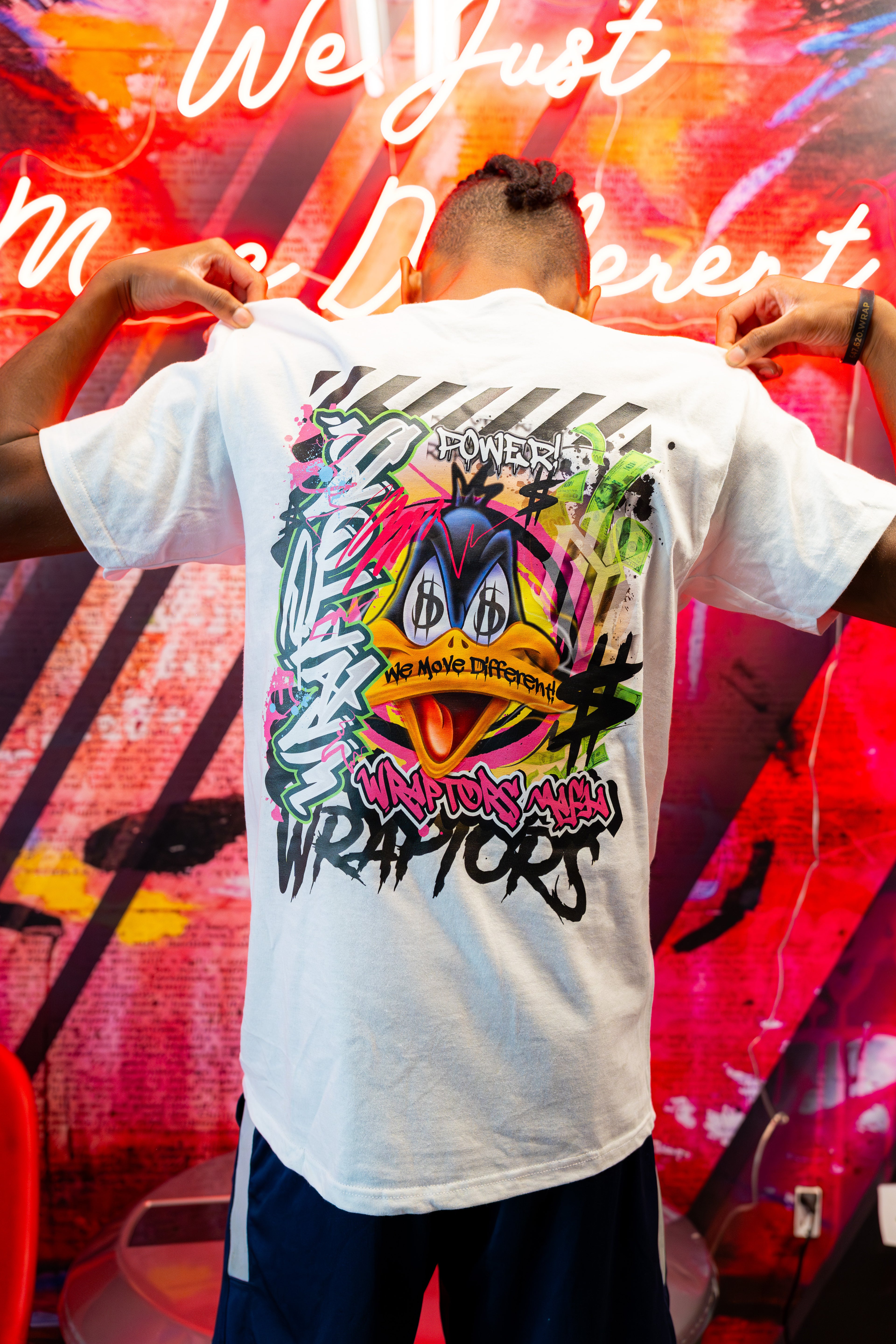 Wraptors Duffy White Tee