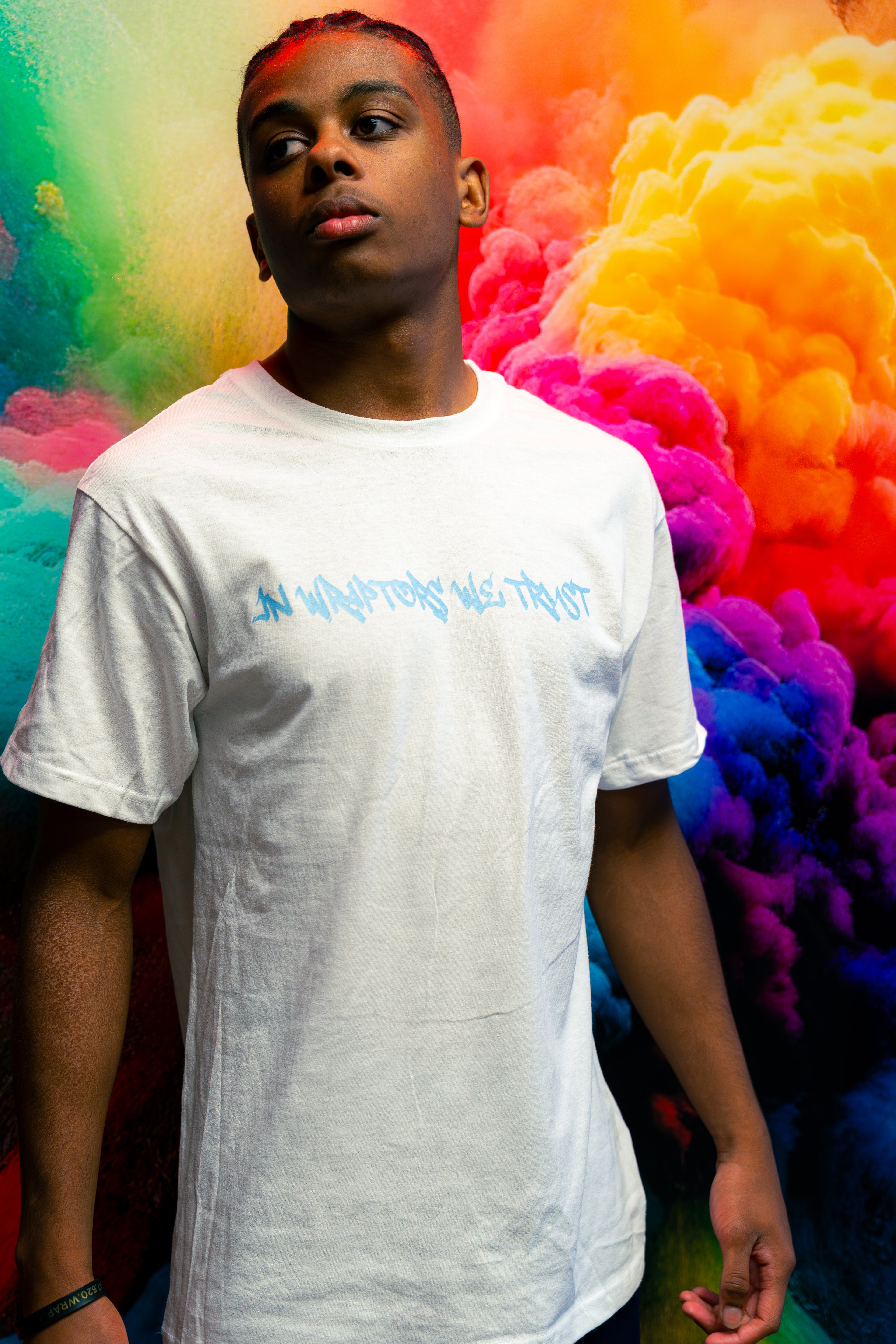 Wraptors Donald The Duck White Tee