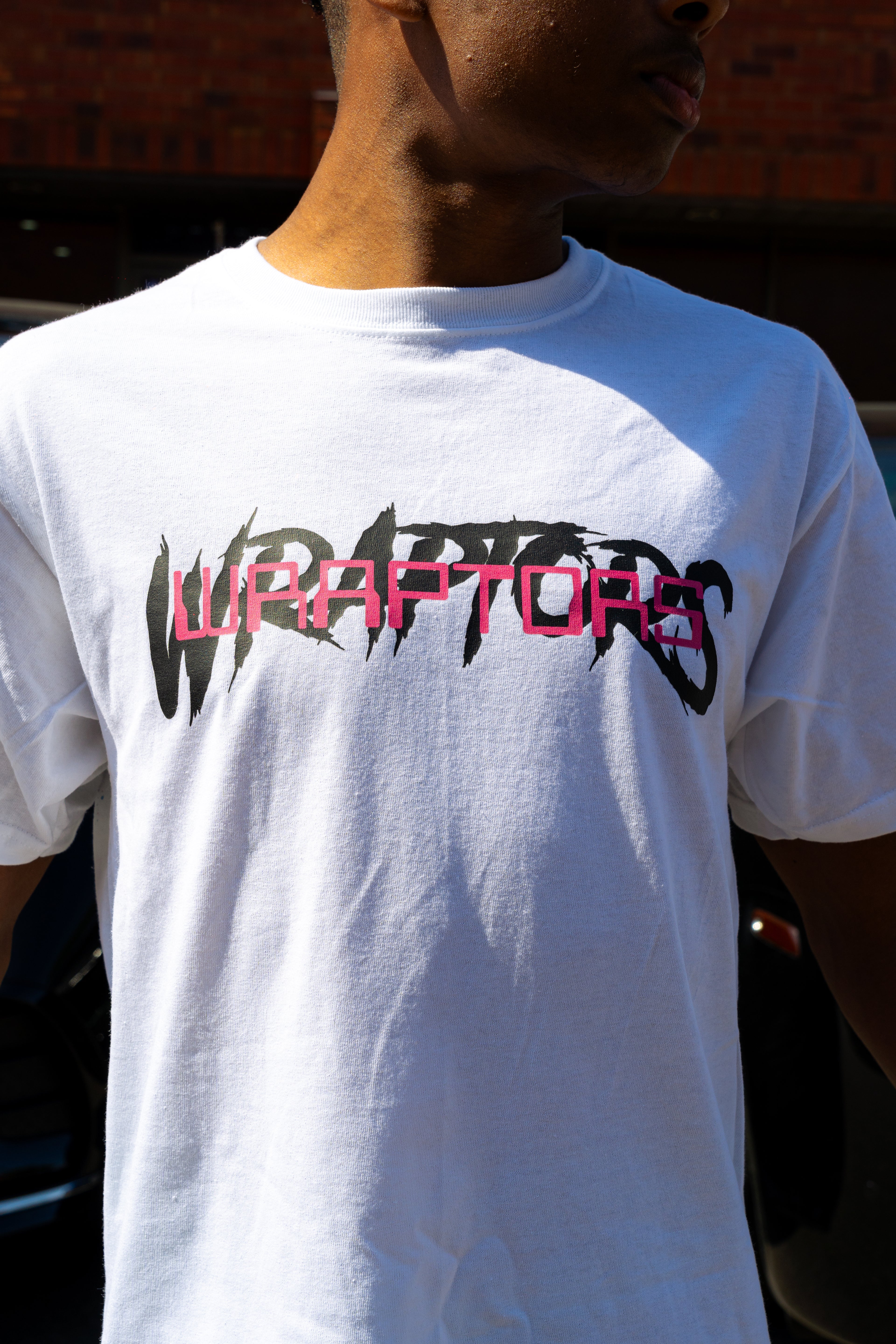 Robot Bear x Wraptors White Tee